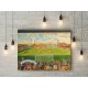 Blackpool FC Bloomfield Road Stadium 'Yesteryear' Wall Art Canvas